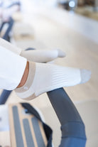 Bare Grace Pilates Grip Socks | Beige and Cream non slip Yoga Socks - Inner Grace