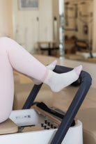 Sweet Steps | Pink Wool and Cotton Blend | Pilates Grip Socks | Non slip yoga socks - Inner Grace